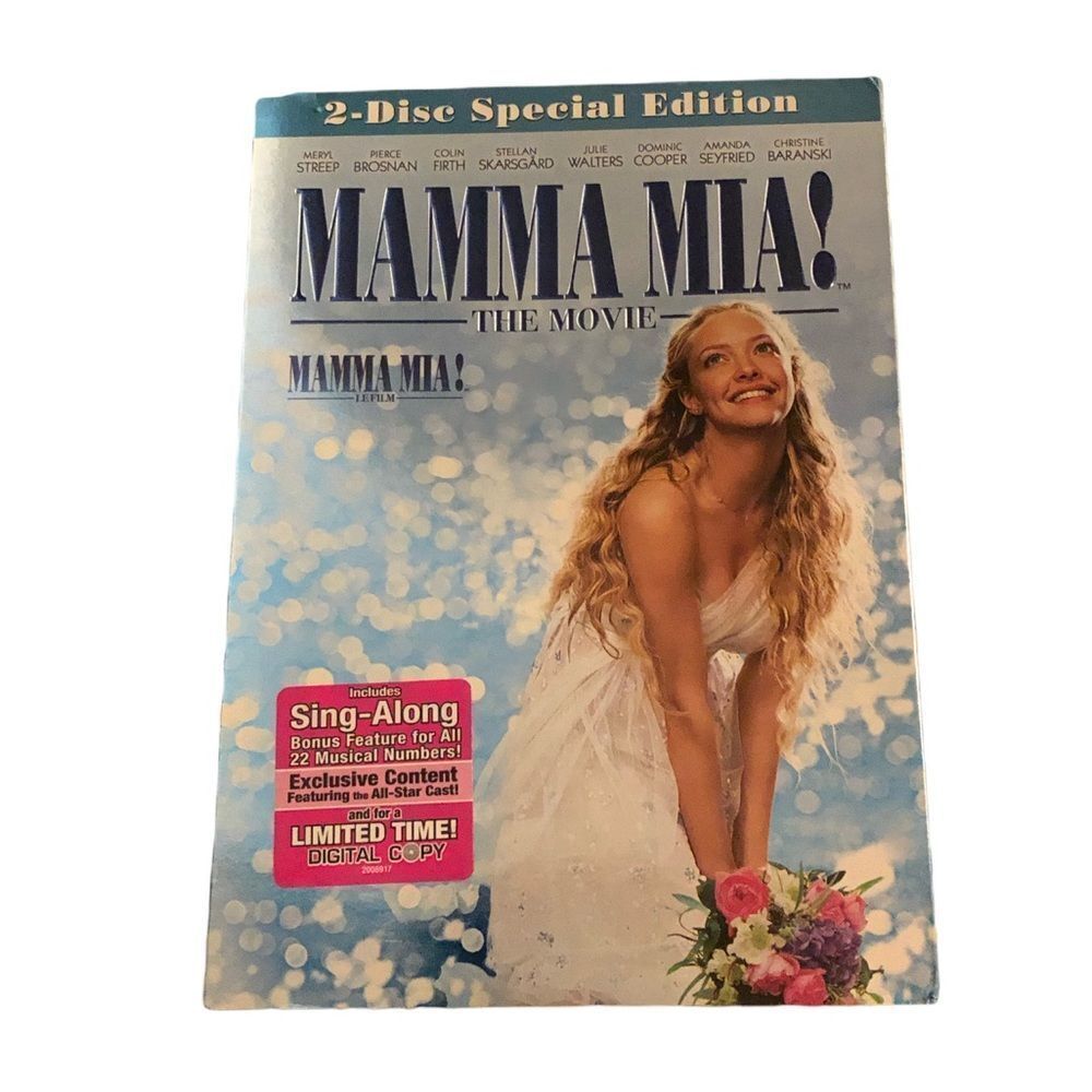 Mamma Mia! DVD 2-Disc Special Sing-Along Edition‎ Wide Screen NWT immacul…